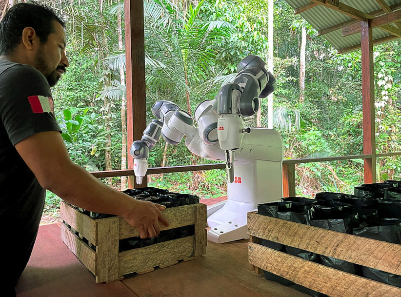 THE WORLD'S MOST REMOTE ROBOT AUTOMATES AMAZON RAINFOREST REFORESTATION PROJECTS